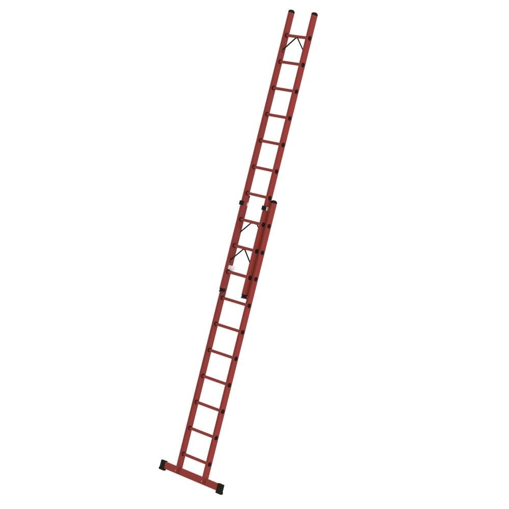 Munk Volkunststof opsteekladder, 2x10 sporten met stabilisatiebalk Munk Volkunststof opsteekladder, 2x10 sporten met stabilisatiebalk