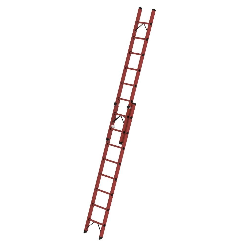 Roossien Volkunststof opsteekladder, 2x8 sporten