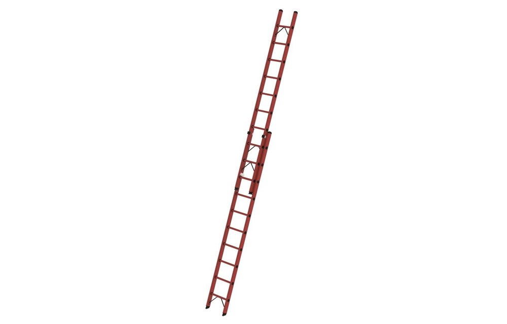 Kunststof opsteekladder, 2x10 sporten