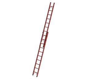 Roossien Volkunststof opsteekladder, 2x10 sporten