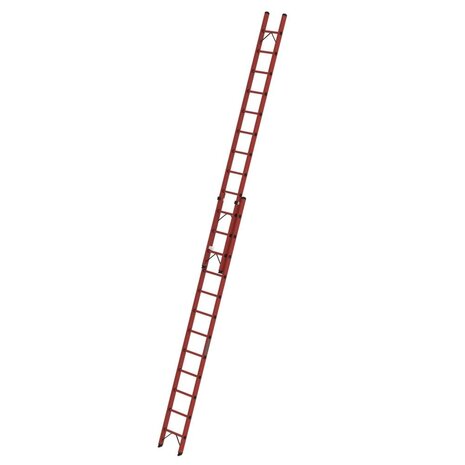 Roossien Volkunststof opsteekladder, 2x12 sporten