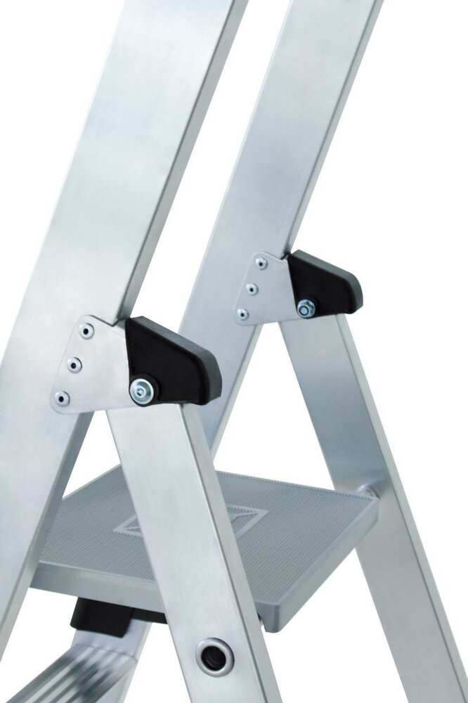 Munk Aluminium industrietrap, 3 treden, verrijdbaar Munk Aluminium industrietrap, 3 treden, verrijdbaar