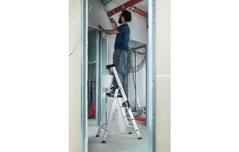 Aluminium industrietrap, 1x8