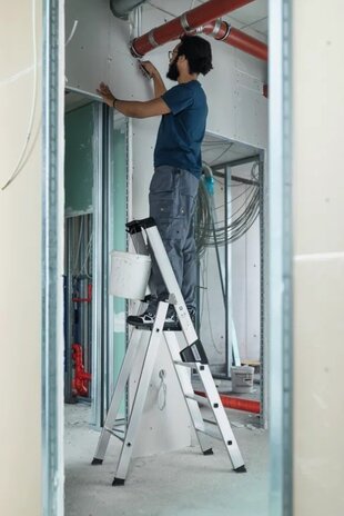 Munk Aluminium industrietrap, 8 treden Munk Aluminium industrietrap, 8 treden