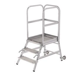 Roossien Bordestrap, 3 stalen treden en handgrepen