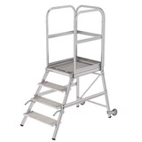 Munk Bordestrap, 4 stalen treden en handgrepen