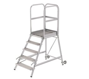 Roossien Bordestrap, 5 stalen treden en handgrepen