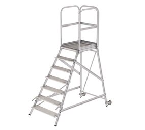 Roossien Bordestrap, 7 stalen treden en handgrepen