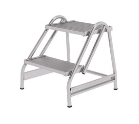 Roossien Plateautrap, 2 aluminium treden