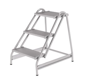 Munk Plateautrap, 3 aluminium treden Munk Plateautrap, 3 aluminium treden