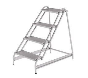 Munk Plateautrap, 4 aluminium treden Munk Plateautrap, 4 aluminium treden