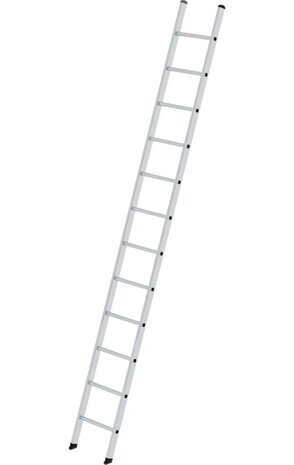 Munk Aluminium enkele ladder, 12 sporten Munk Aluminium enkele ladder, 12 sporten