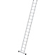 Roossien Aluminium enkele ladder, 16 sporten met stabilisatiebalk