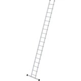 Roossien Aluminium enkele ladder, 18 sporten met stabilisatiebalk