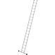 Munk Aluminium enkele ladder, 18 sporten met stabilisatiebalk Munk Aluminium enkele ladder, 18 sporten met stabilisatiebalk
