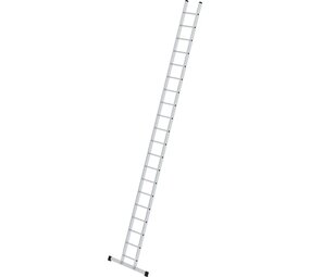 Roossien Aluminium enkele ladder, 20 sporten met stabilisatiebalk
