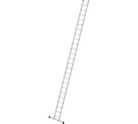 Roossien Aluminium enkele ladder, 24 sporten met stabilisatiebalk