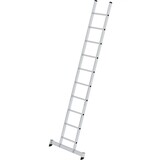 Munk Aluminium enkele ladder, 10 sporten met Nivello-stabilisatiebalk