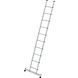 Roossien Aluminium enkele ladder, 10 sporten met Nivello-stabilisatiebalk