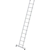 Munk Aluminium enkele ladder, 12 sporten met Nivello-stabilisatiebalk Munk Aluminium enkele ladder, 12 sporten met Nivello-stabilisatiebalk