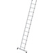 Roossien Aluminium enkele ladder, 12 sporten met Nivello-stabilisatiebalk