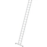 Roossien Aluminium enkele ladder, 18 sporten met Nivello-stabilisatiebalk