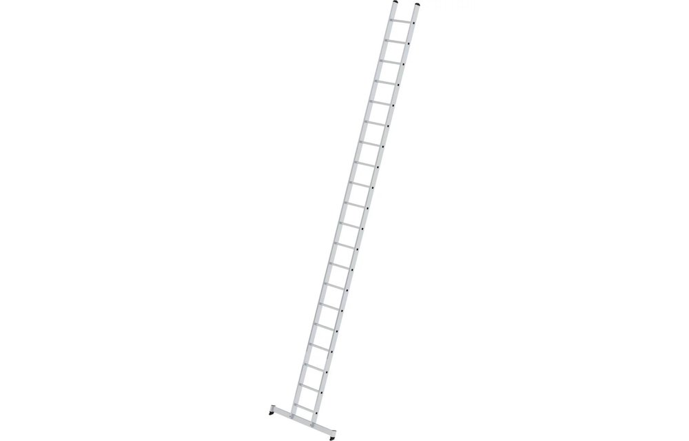 Aluminium enkele ladder, 20 sporten met Nivello-stabilisatiebalk