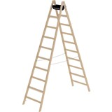 Roossien Houten dubbele ladder, 2x10 sporten