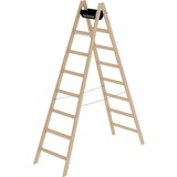 Munk Houten dubbele ladder, 2x8 sporten Munk Houten dubbele ladder, 2x8 sporten