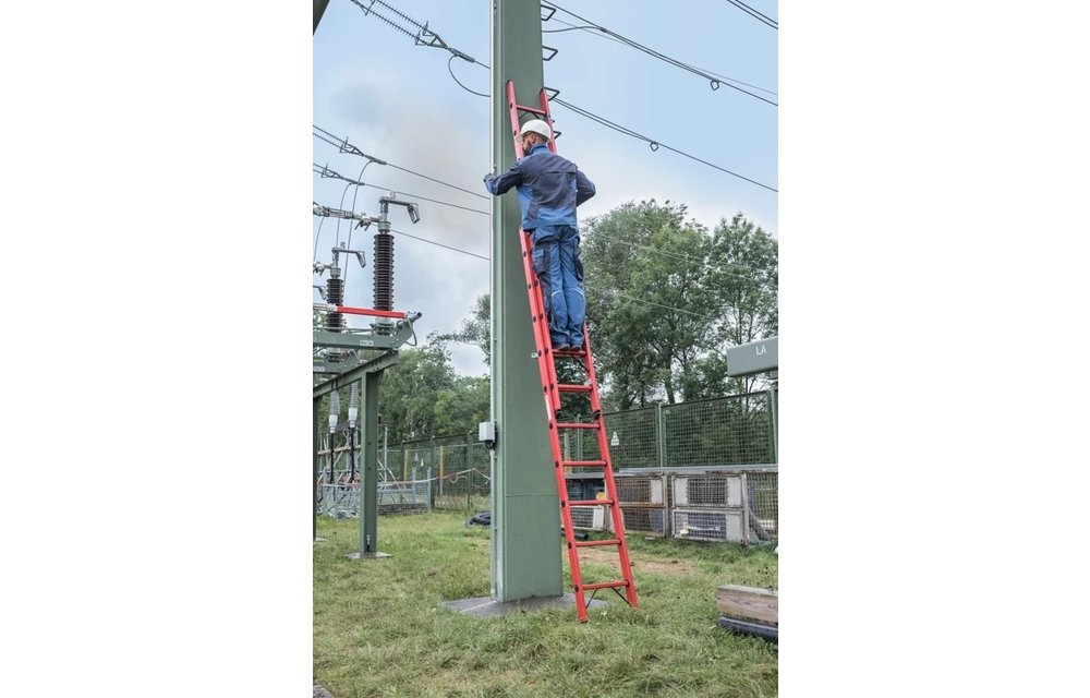 Kunststof opsteekladder, 2x8 sporten