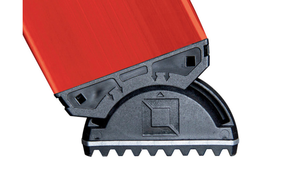 Kunststof dubbele trap, 2x8 treden
