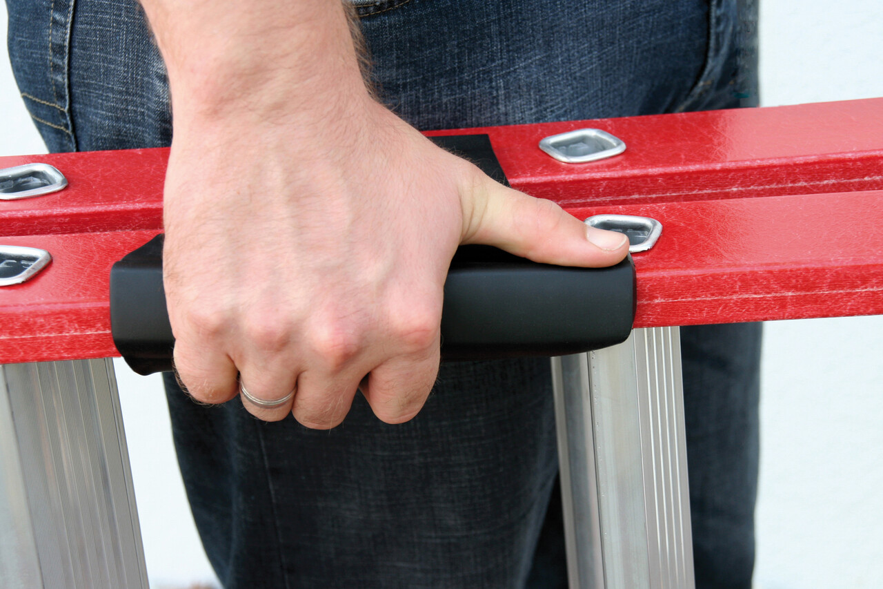 Munk Kunststof dubbele trap, 2x12 treden