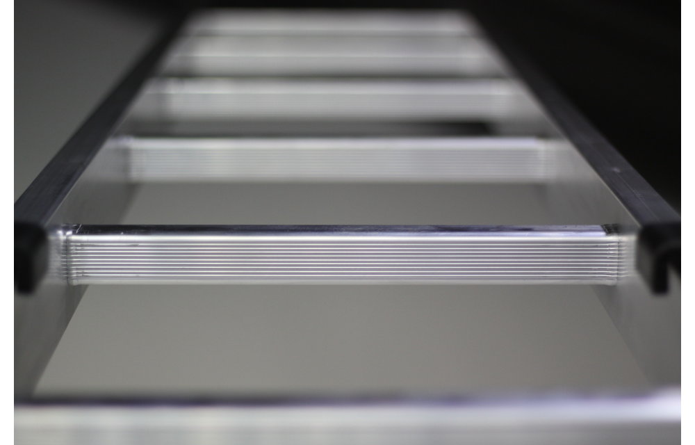 Aluminium enkele ladder, 12 sporten