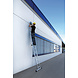 Roossien Aluminium enkele ladder, 14 sporten met stabilisatiebalk