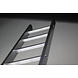 Roossien Aluminium enkele ladder, 24 sporten met stabilisatiebalk