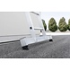 Munk 4-delige aluminium vouwladder, 4x4, met stabilisatiebalk Munk 4-delige aluminium vouwladder, 4x4, met stabilisatiebalk