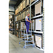 Munk Aluminium dubbele bordestrap met 2x8 stalen treden Munk Aluminium dubbele bordestrap met 2x8 stalen treden