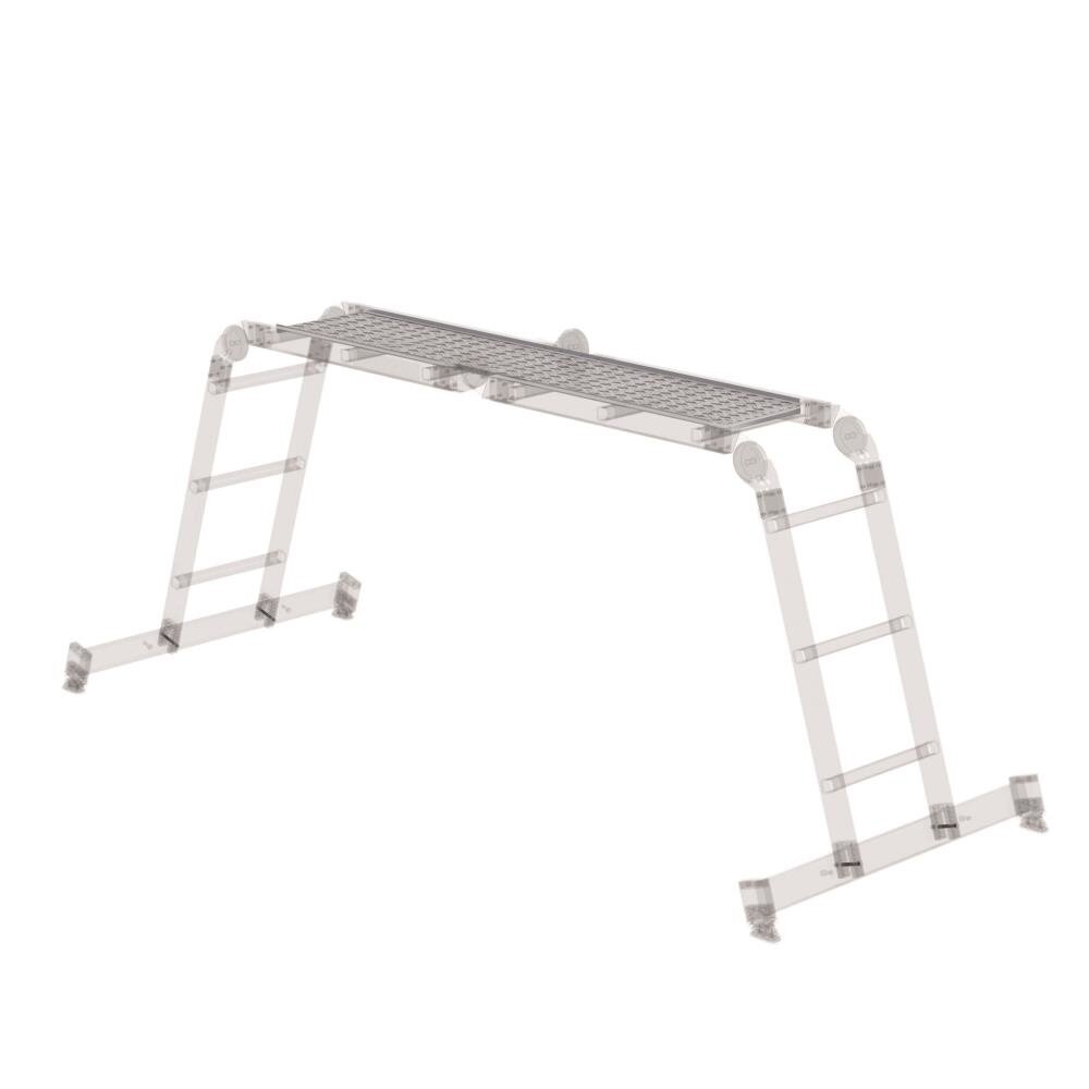 Munk Aluminium platform voor vouwladder 2x2+2x3 en 4x3