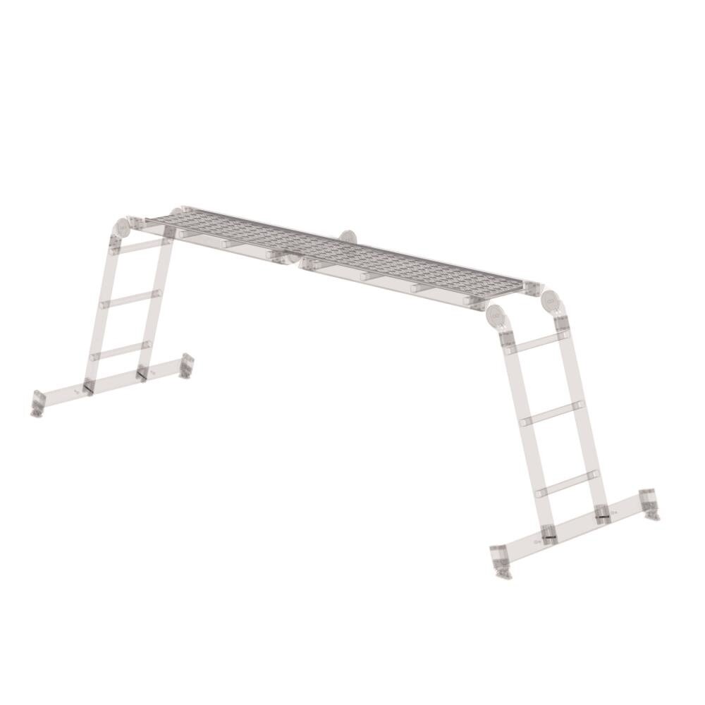 Munk Aluminium platform voor vouwladder 2x3+2x4 Munk Aluminium platform voor vouwladder 2x3+2x4