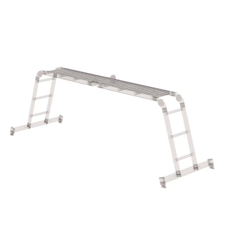 Roossien Aluminium platform voor vouwladder 2x3+2x4