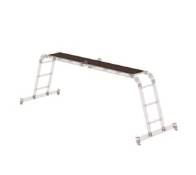 Roossien Houten platform voor vouwladder 2x3+2x4