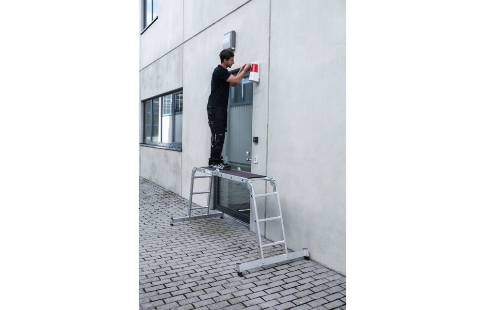 Houten platform voor vouwladder 2x2+2x3 en 4x3