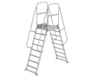 Munk Dubbele bordestrap met 2x8 treden, vast model