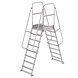 Munk Dubbele bordestrap met 2x8 treden, vast model Munk Dubbele bordestrap met 2x8 treden, vast model