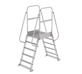 Munk Dubbele bordestrap met 2x5 treden, vast model