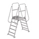 Munk Dubbele bordestrap met 2x5 treden, vast model Munk Dubbele bordestrap met 2x5 treden, vast model