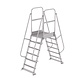 Munk Dubbele bordestrap met 2x6 treden, vast model Munk Dubbele bordestrap met 2x6 treden, vast model
