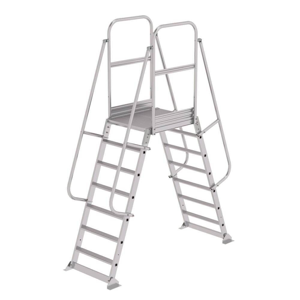 Roossien Dubbele bordestrap met 2x7 treden, vast model