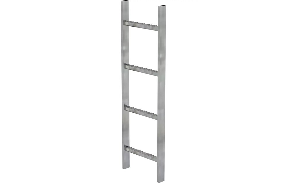 Stalen enkele putladder, 1x4, B= 340mm
