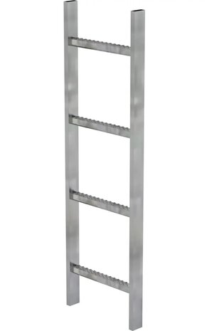 Roossien Stalen putladder, 4 sporten (340mm breed)